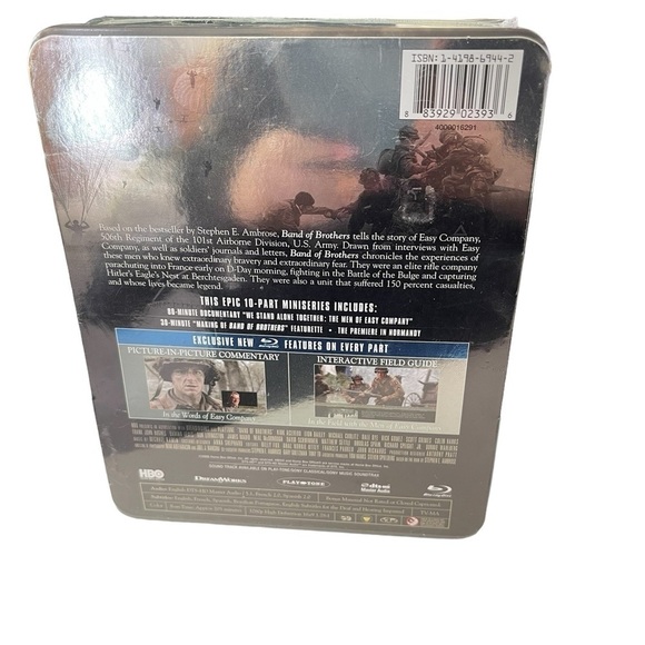 Band of Brothers 6 Blu-Ray Discs new in Wrap 10 hours of play. - Picture 6 of 7